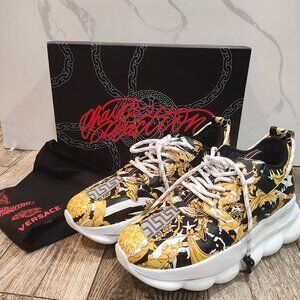 New Versace Chain Reaction Sneakers $550 Size 12